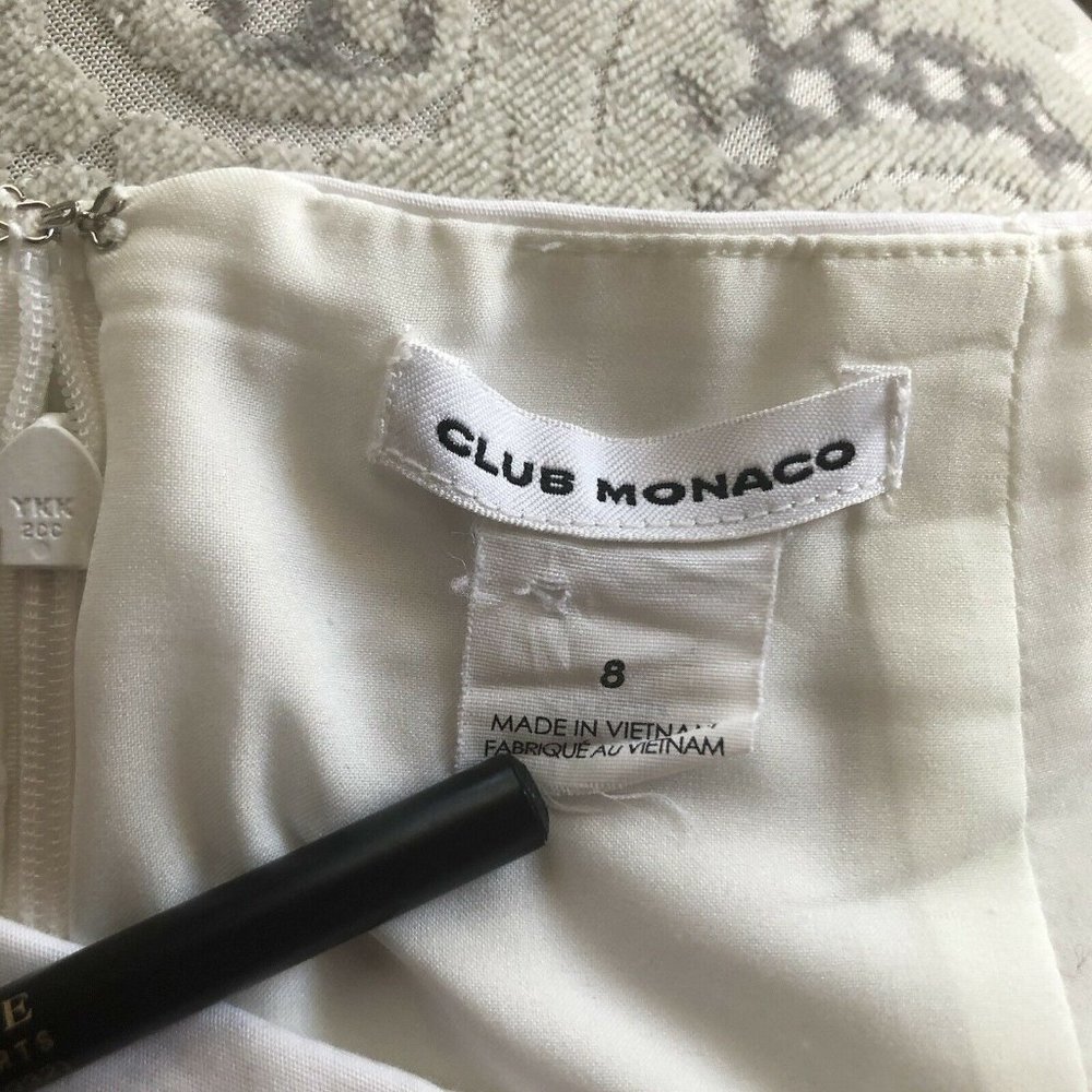 Club Monaco Skirt Pencil Floral Spring Career Casual Pockets - Picture 6 of 9